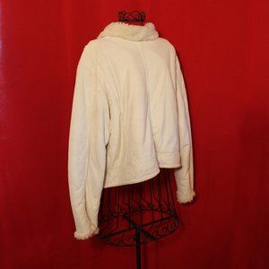 Soft Microsuede Sherpa lined Jacket- In Excellent Shape!